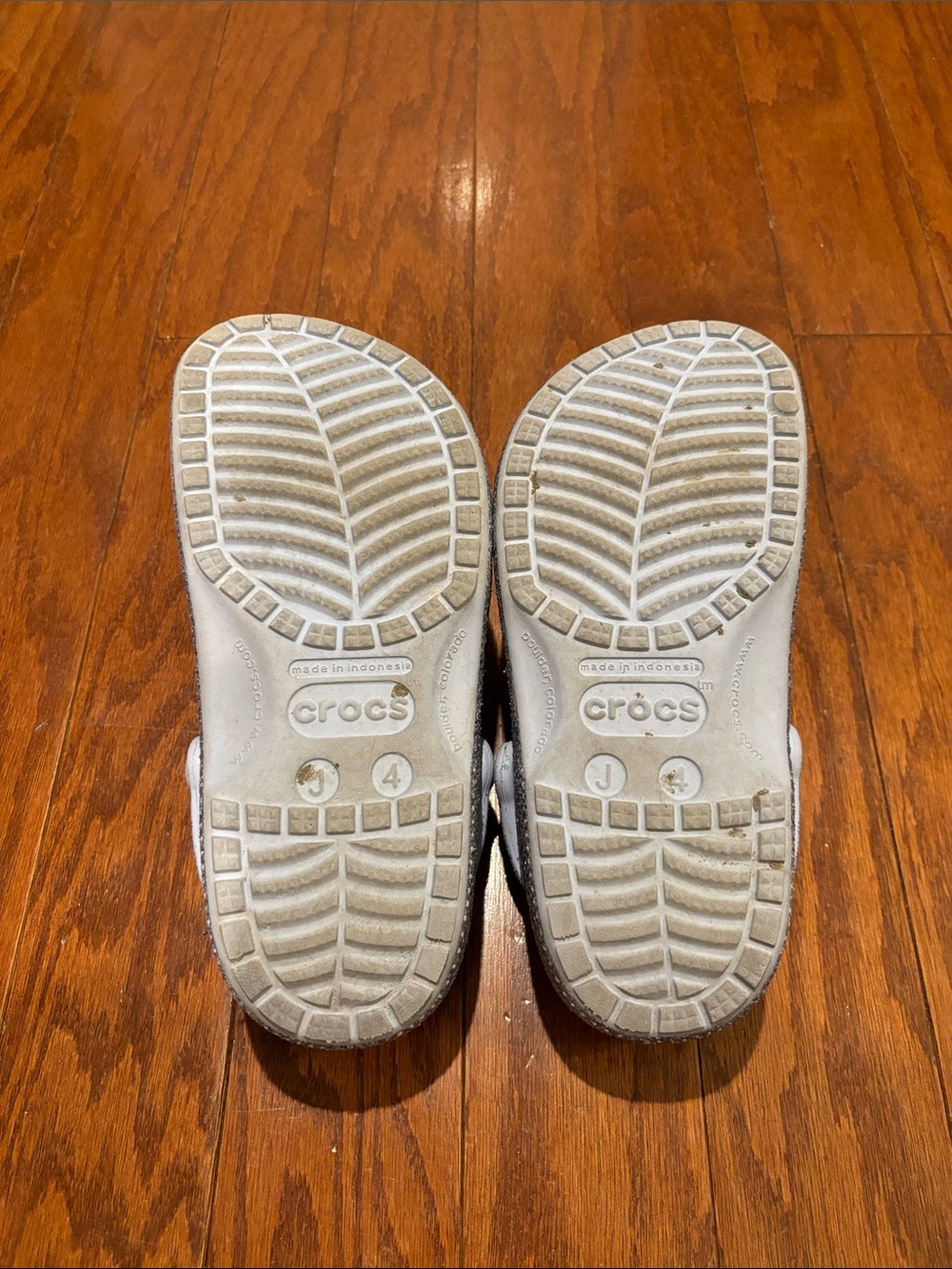 CROCS Kids Glitter Clogs in Silver - Picture 4 of 5